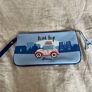 GUESS Factory Logo Travel Pouch